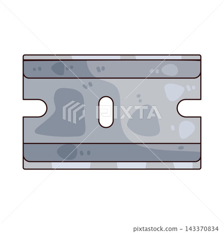 Illustration of Razor Blade Illustration of Razor Blade 143370834