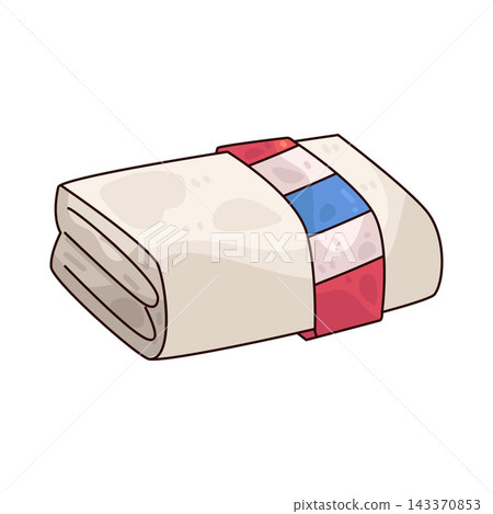 Illustration of Barber Towel Illustration of Barber Towel 143370853