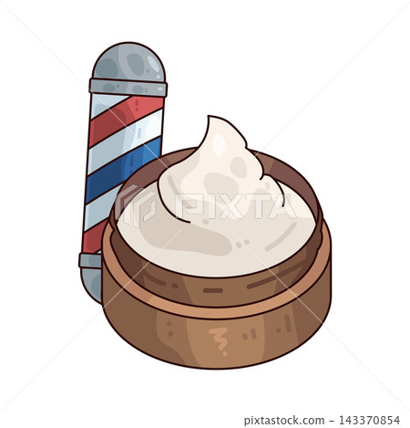 Illustration of Barber Cream Illustration of Barber Cream 143370854