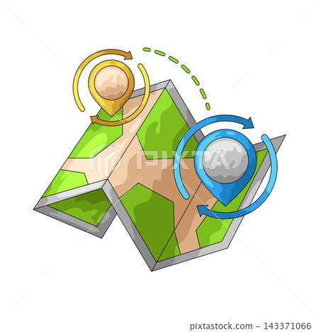 Illustration of Distance Illustration of Distance 143371066