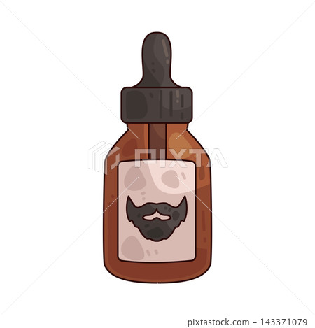 Illustration of Beard Oil Illustration of Beard Oil 143371079
