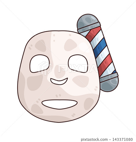 Illustration of Face Mask Illustration of Face Mask 143371080