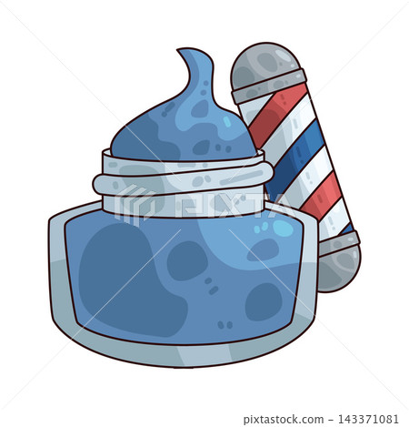 Illustration of Hair Gel Illustration of Hair Gel 143371081