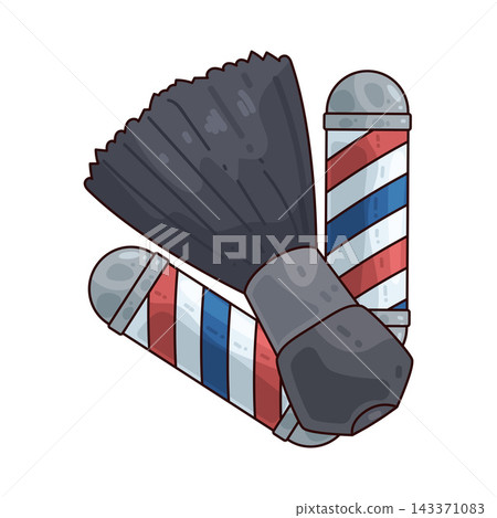 Illustration of Neck Duster Illustration of Neck Duster 143371083