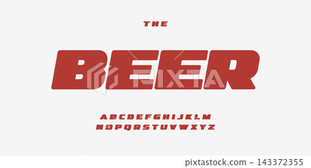 Retro sport font thick alphabet fat letters. Wide bold letter set for vintage car, retro speed race, auto repair shop headline title logo. Vector typeset. Retro sport font thick alphabet fat letters. Wide bold letter set for vintage car, retro speed race, auto repair shop headline title logo. Vector typeset. 143372355