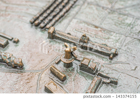 City Model with Windmill in Potsdam City Model with Windmill in Potsdam 143374155