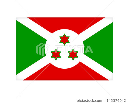 Burundi flag illustration material 2 Burundi flag illustration material 2 143374942