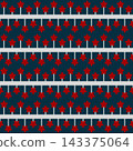 Star horizontal stripe repeat pattern_4 143375064