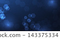Vector hexagon technology background. 143375334