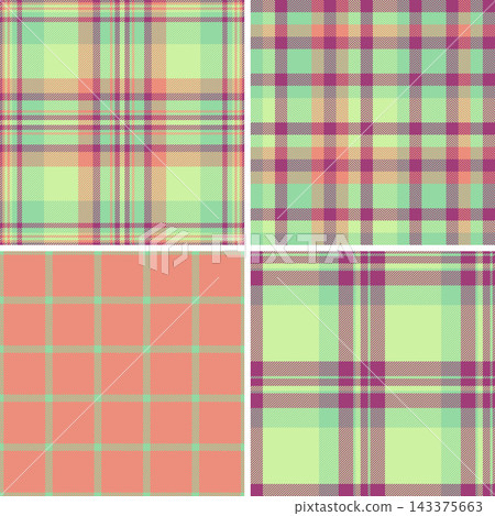 Plaid pack designed for Christmas tabletop decor. Coordinated tartan patterns enhance traditional dining setups. Plaid pack designed for Christmas tabletop decor. Coordinated tartan patterns enhance traditional dining setups. 143375663