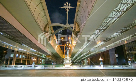 夜幕下的日本橋:日本國道里程碑與首都高速公路 夜幕下的日本橋:日本國道里程碑與首都高速公路 143375970
