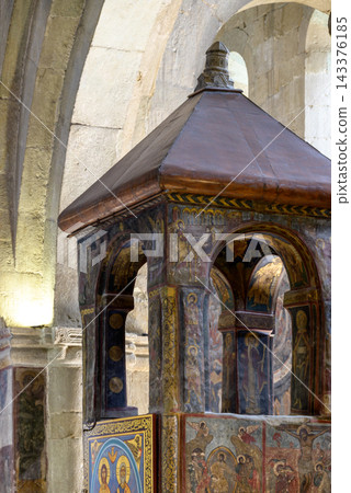 Svetitskhoveli Cathedral, Georgian Orthodox cathedral in the historic town of Mtskheta, Georgia 143376185