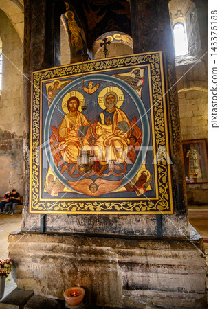 Svetitskhoveli Cathedral, Georgian Orthodox cathedral in the historic town of Mtskheta, Georgia Svetitskhoveli Cathedral, Georgian Orthodox cathedral in the historic town of Mtskheta, Georgia 143376188