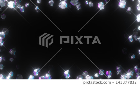 A background with a sparkling, colorful jewel frame. A background with a sparkling, colorful jewel frame. 143377832