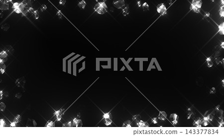 A background with a sparkling jewel frame. A background with a sparkling jewel frame. 143377834