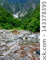 The beautiful Ichinokurasawa stream in Tanigawadake in July 143378395