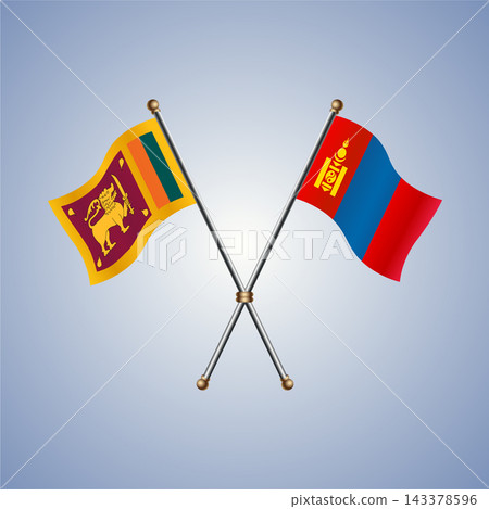 Sri Lanka and Mongolia flag relations 143378596