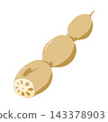 Lotus root illustration 143378903