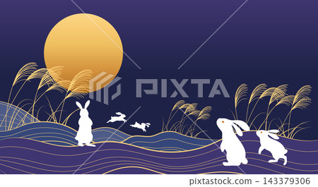 White Rabbit's Moon Viewing White Rabbit's Moon Viewing 143379306