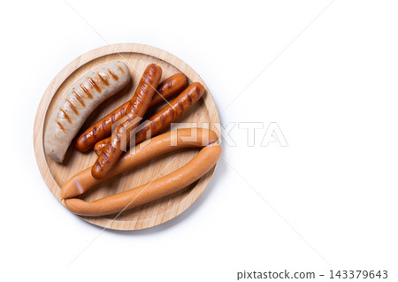 Assorted grilled sausages Assorted grilled sausages 143379643