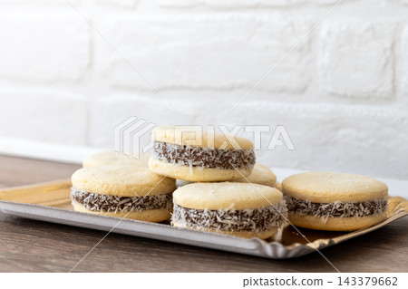 Homemade alfajores Homemade alfajores 143379662