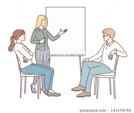 Business meeting and negotiations concept. Business meeting and negotiations concept. 143379749