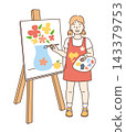 Drawing painting and hobby concept 143379753