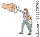Stop harassment and bullying concept 143379760