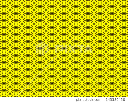 Yellow and black hemp leaf background Yellow and black hemp leaf background 143380438