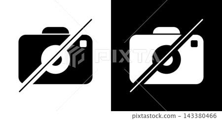 Camera Prohibition Solid Icon Set. Photography Restriction, No Photos Allowed, And Privacy Protection Silhouette Symbol Collection. Digital Security. Isolated Vector Illustration Camera Prohibition Solid Icon Set. Photography Restriction, No Photos Allowed, And Privacy Protection Silhouette Symbol Collection. Digital Security. Isolated Vector Illustration 143380466