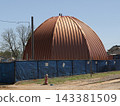 Dome of New Smith County Courthouse Before Placement of Roof, Tyler TX 143381509