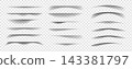 Brush texture with noise grain gradient creates atmospheric depth. Dotted shadow effects add tactile dimension to this versatile design element with organic brush strokes. 143381797