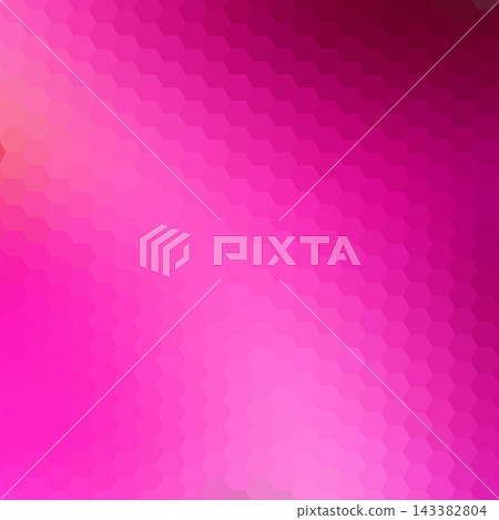 Bright pink vector background of hexagons, abstract geometric gradient for modern design. EPS 10 Bright pink vector background of hexagons, abstract geometric gradient for modern design. EPS 10 143382804