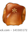 Illustration of meat-wrapped rice balls 143383172