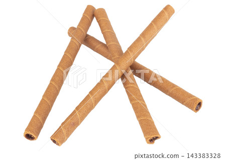 biscuit sticks Chocolate isolated on white background biscuit sticks Chocolate isolated on white background 143383328