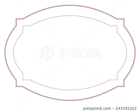 Dusty pink double-lined decorative frame, label-style decorative frame Dusty pink double-lined decorative frame, label-style decorative frame 143385202