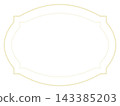 Cream-colored double-lined decorative frame, label-style decorative frame 143385203