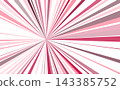 A geometric background design featuring straight lines of pink and white radiating outwards. 143385752