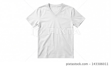 Men short sleeve white v-neck t-shirt apparel mockup on a white background with clothing template isolated branding minimalist presentation identity Men short sleeve white v-neck t-shirt apparel mockup on a white background with clothing template isolated branding minimalist presentation identity 143386011