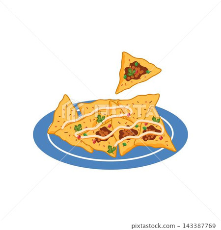 delicious mexican nachos platter food delicious mexican nachos platter food 143387769