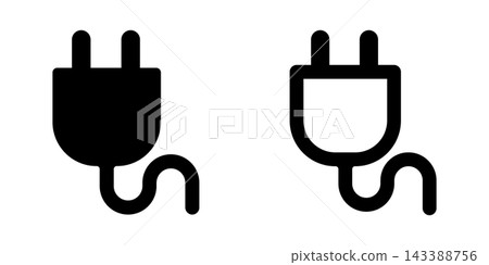 Vector outlet icon set 143388756