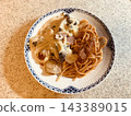 Two kinds of spaghetti 143389015