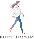 Walking Women 143389132