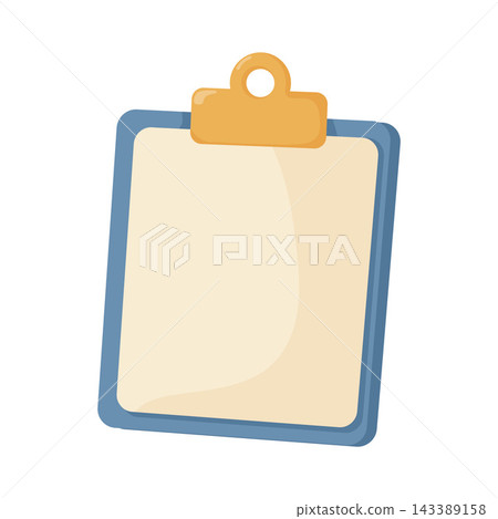 Illustration of Clipboard Illustration of Clipboard 143389158