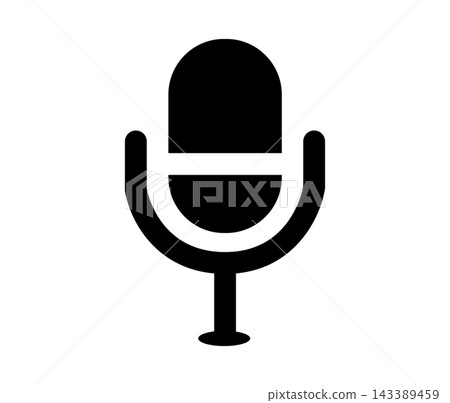 A simple microphone icon that can be used for voice search and voice input. A simple microphone icon that can be used for voice search and voice input. 143389459