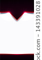 Abstract futuristic red neon vertical background with dark geometric header and white space, modern technology presentation poster template and digital banner design 143391028