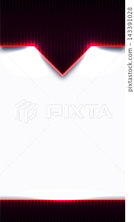 Abstract futuristic red neon vertical background with dark geometric header and white space, modern technology presentation poster template and digital banner design Abstract futuristic red neon vertical background with dark geometric header and white space, modern technology presentation poster template and digital banner design 143391028
