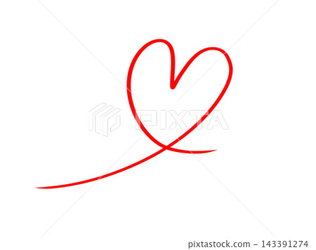 Heart illustration Heart illustration 143391274