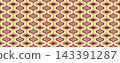 70s retro modern pattern material vector illustration 143391287