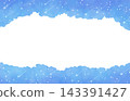 Watercolor-style night sky and shooting star frame 143391427